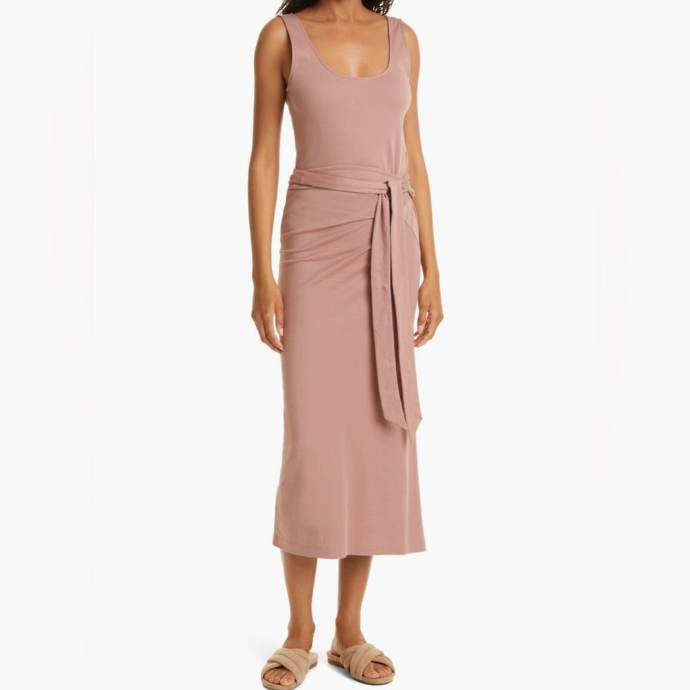 Vince Pima Cotton Sleeveless Dress